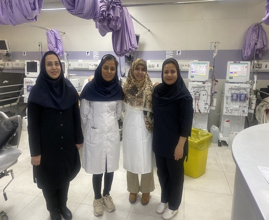 آموزش خودمراقبتی معنوی به بیماران دیالیزی بیمارستان شهید فقیهی توسط عضو هیات علمی دانشکده بهداشت