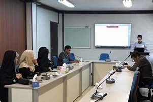 برگزاری جلسه دفاع از پایان نامه دانشجوی   MPH 