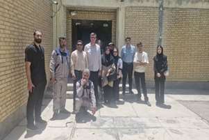 بازدید دانشجویان گروه مهندسی بهداشت محیط از تصفیه خانه آب شیراز
