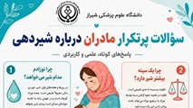سوالات پر تکرار مادران درباره شیردهی