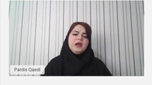 برگزاری جلسه دفاع از عنوان پایان‌نامه خانم پردیس قائدی بصورت مجازی